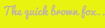 Image with Font Color BCB3A9 and Background Color EAF210